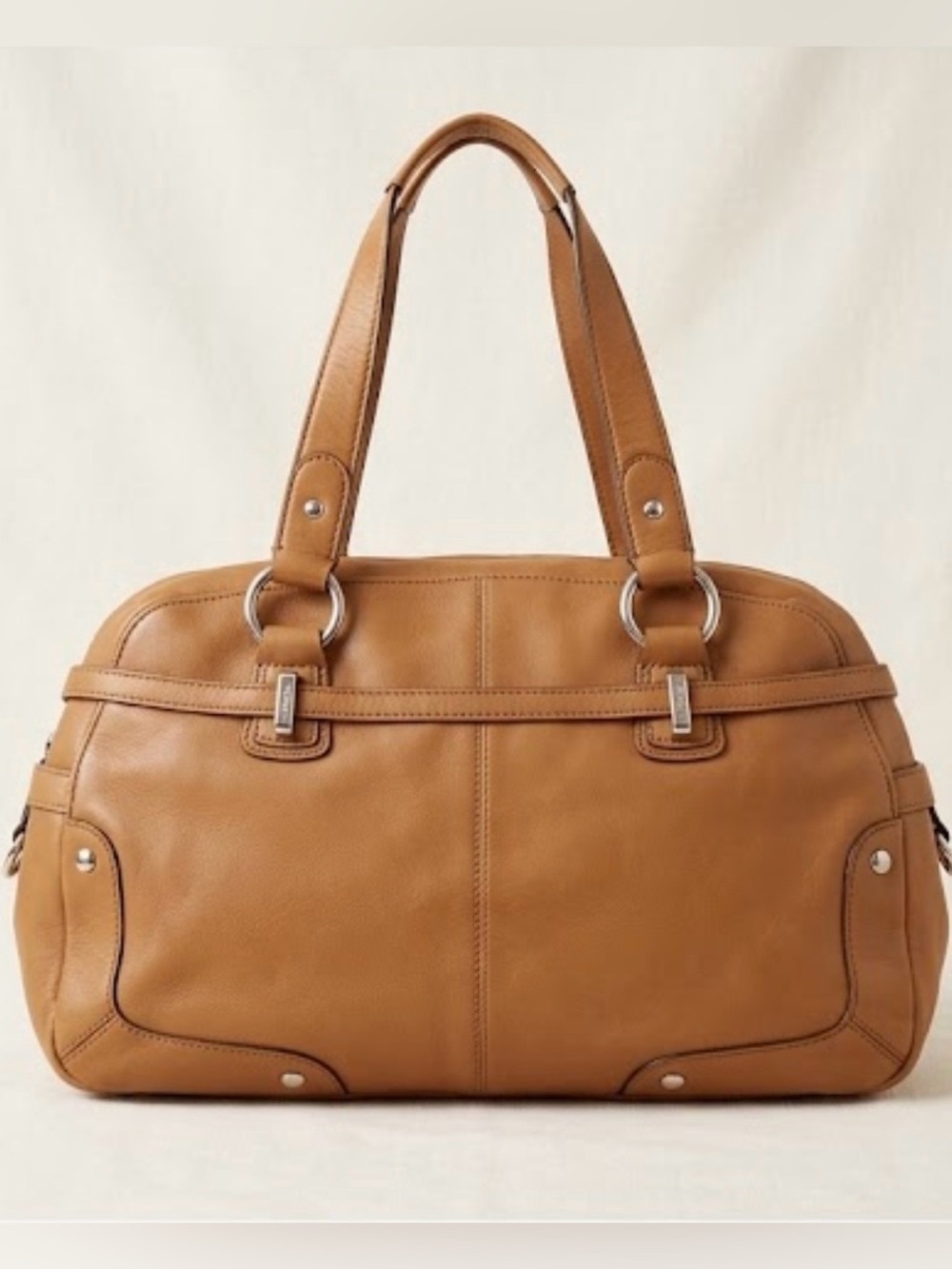 Danier Tan Leather Shoulder Bag